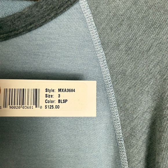 James Perse Loopback Supima Cotton Jersey Knit Crewneck Sweatshirt Men 3 / LARGE - Picture 3 of 10